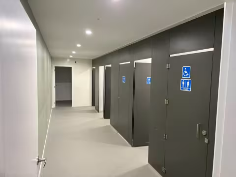 New bathrooms and changing rooms